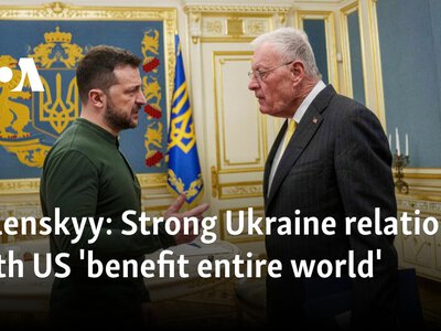  Zelenskyy: Strong Ukraine relations with US 'benefit entire world' 