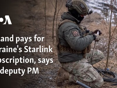  Poland pays for Ukraine's Starlink subscription, says its deputy PM 