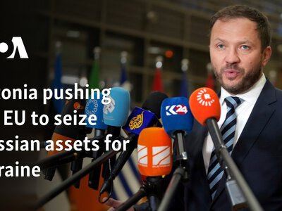  Estonia pushing for EU to seize Russian assets for Ukraine 