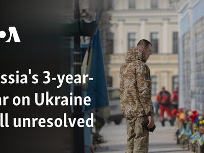  Russia's 3-year-war on Ukraine still unresolved 