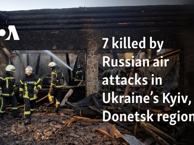  7 killed by Russian air attacks in Ukraine’s Kyiv, Donetsk regions 
