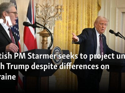  British PM Starmer seeks to project unity with Trump despite differences on Ukraine 