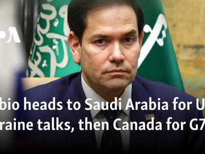  Rubio heads to Saudi Arabia for US-Ukraine talks, then Canada for G7 