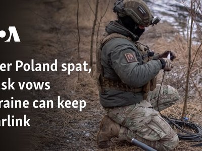  After Poland spat, Musk vows Ukraine can keep Starlink 