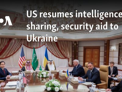  US resumes intelligence sharing, security aid to Ukraine 