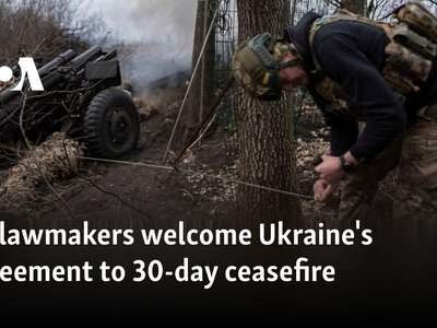  US lawmakers welcome Ukraine's agreement to 30-day ceasefire 