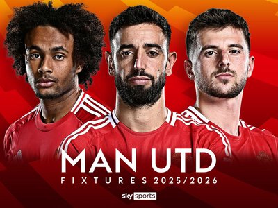 Manchester United: Premier League 2025/26 fixtures and schedule