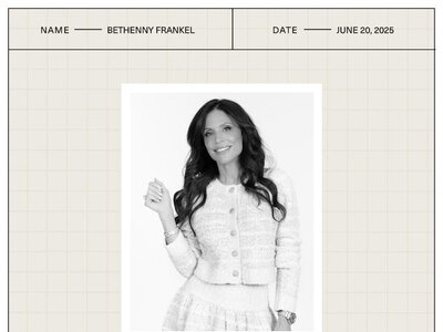 Bethenny Frankel on Her Honest Product Reviews and Her Best Career Advice