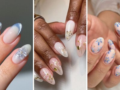 Spring's Floral Nail Art Features a Bouquet of Textures and Finishes