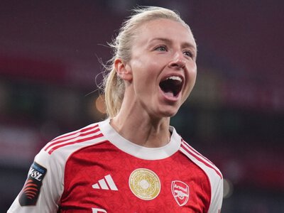 Arsenal 7-0 Leicester: Gunners fire WSL title warning to leaders Man City as Stina Blackstenius scores twice