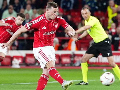 Nottingham Forest 1-0 Aston Villa: Chris Wood penalty gives Forest first-leg advantage over Villa in Europa League semi-final