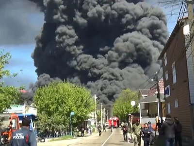 The Governor of the Krasnodar region called the fire in Tuapse a psychological attack involving fuel oil tanks suspended from drones