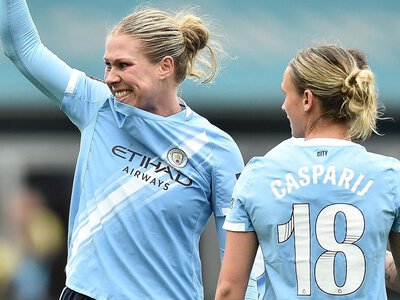 Man City 1-0 Liverpool: Rebecca Knaak's late goal puts hosts on verge of WSL title