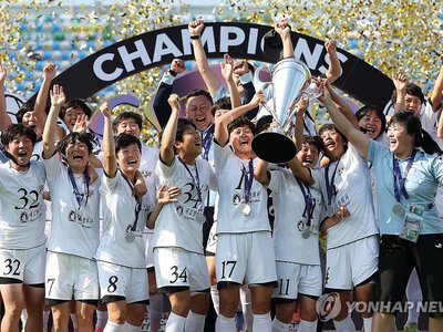 Women's football club from the DPRK wins Asian championship in South Korea