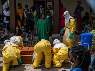 Young men stormed a hospital in Congo demanding the bodies of Ebola victims