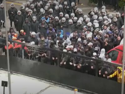Turkish police stormed opposition headquarters after the removal of its leadership