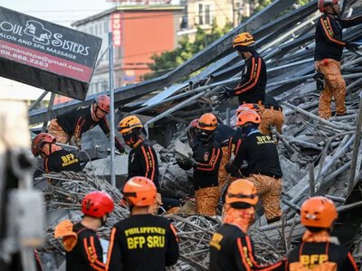 Three people killed, 17 missing after building collapse in the Philippines