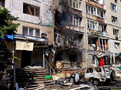 Three people injured in enemy strike on Pavlohrad