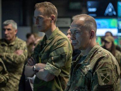 Syrskyi showed the Chief of Defence of the Norwegian Armed Forces the work of the Defense Forces on the southern front