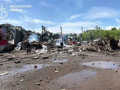 Russians hit an enterprise in Derhachi with a missile, two dead and many wounded
