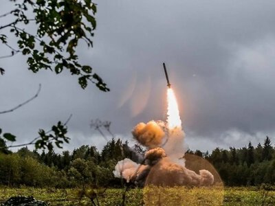 Russia struck Kyiv on May 24 with a rare 9M729 missile from the Iskander-M1 system
