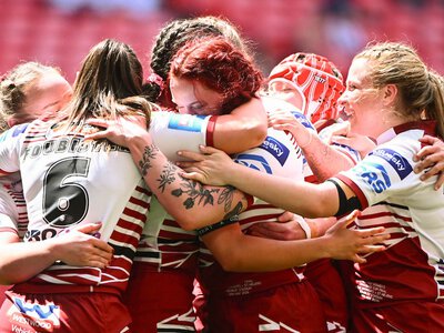 Women's Challenge Cup final: Wigan Warriors thrash St Helens 54-6 at Wembley as Eva Hunter scores four tries