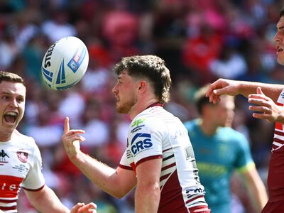 Challenge Cup final 2026: Wigan Warriors score seven tries and cruise to 40-10 victory over Hull KR but Sam Walters sees red late on