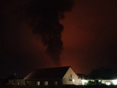 Fuel storage facility catches fire in Rostov region following drone attack