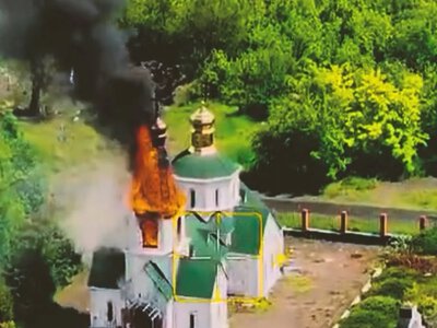 Russians destroyed the Church of the Nativity of the Blessed Virgin Mary in Zakitne, Donetsk region