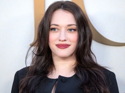 Kat Dennings Did Her Pierced Chrome French Manicure Herself, Thankyouverymuch