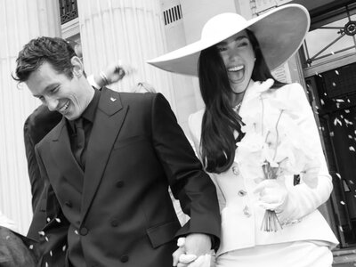 Singer Dua Lipa published photos from her wedding