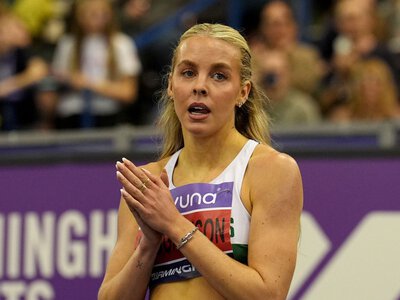 Keely Hodgkinson sets 400m personal best at Diamond League in Rome as Molly Caudery wins pole vault title