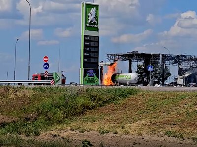 Russians attacked a gas station in the Kherson region - a woman was killed, others wounded