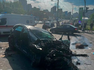 Four people killed, three others injured: video of the moment of the horrific traffic accident in Kyiv released