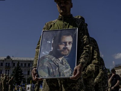 Kyiv bids farewell to Colombian volunteer soldier Jan Sebastian Onyx Restrepo Mazo