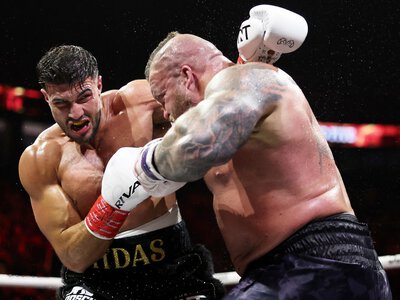 Misfits Boxing: Tommy Fury beats former World's Strongest Man Eddie Hall by majority decision and reveals name of newborn son