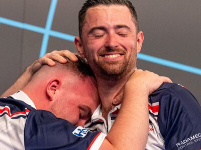 World Cup of Darts: England's Luke Littler and Luke Humphries crowned champions with win over Netherlands' Michael van Gerwen and Gian van Veen