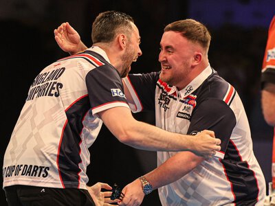Luke Humphries says ‘huge expectation’ made World Cup of Darts victory for England with Luke Littler more special