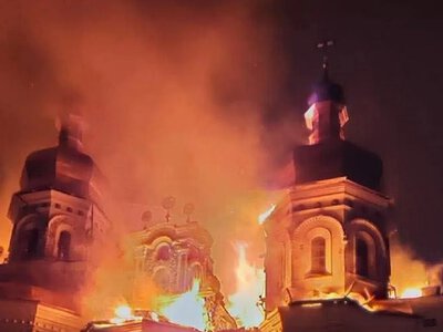Russia attacked the Assumption Cathedral of the Kyiv-Pechersk Lavra during shelling - OCU released photos