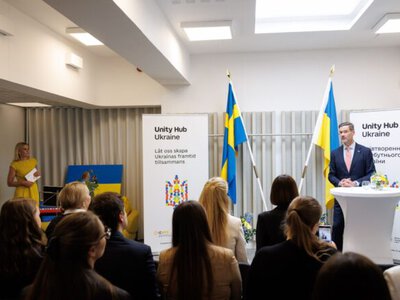 Ukrainian Unity Center opens in Stockholm with support from the Swedish government