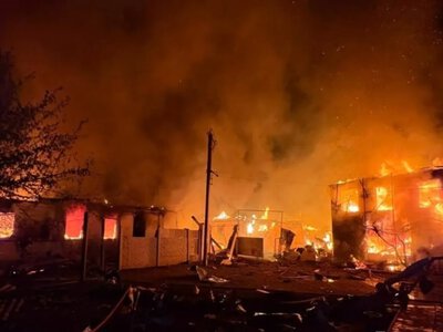 Night drone attack on Balakliia – 8 people injured