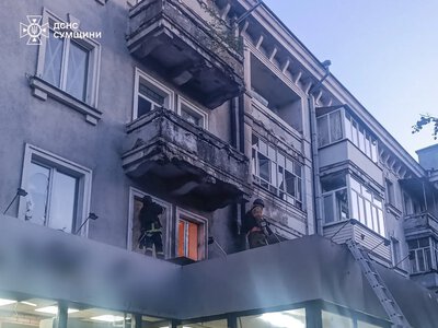 Russians strike Shostka, injuring a woman and a three-year-old child