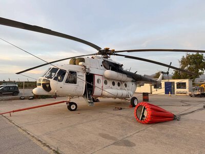 H3Operations promptly redeployed a Mi-8 helicopter from South Sudan to Greece for firefighting despite a complex route