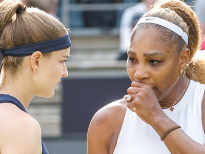 Serena Williams' Wimbledon preparations suffer blow with opening-round doubles defeat at Berlin Open