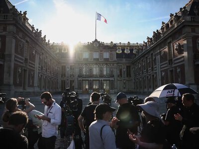 Trump and Macron dined at the Palace of Versailles during the G7 summit
