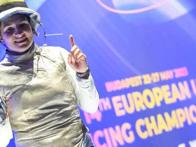 Olha Sopit wins historic European fencing gold for Ukraine