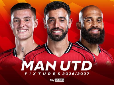 Man Utd: Premier League 2026/27 fixtures and schedule