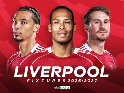 Liverpool: Premier League 2026/27 fixtures and schedule