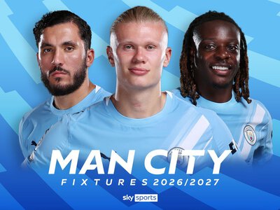 Man City: Premier League 2026/27 fixtures and schedule