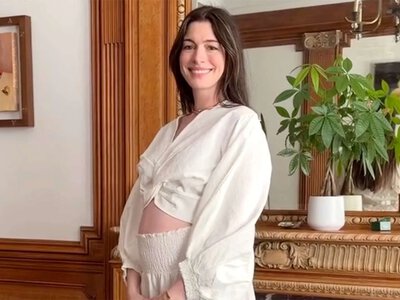 Actress Anne Hathaway is pregnant with her third child